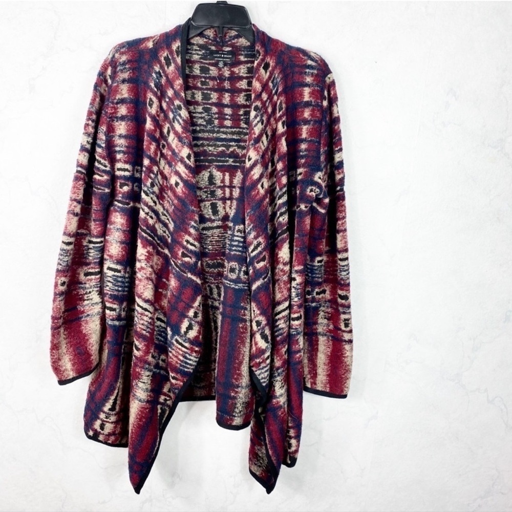 Lucky Brand Multicolor Patterned Cardigan